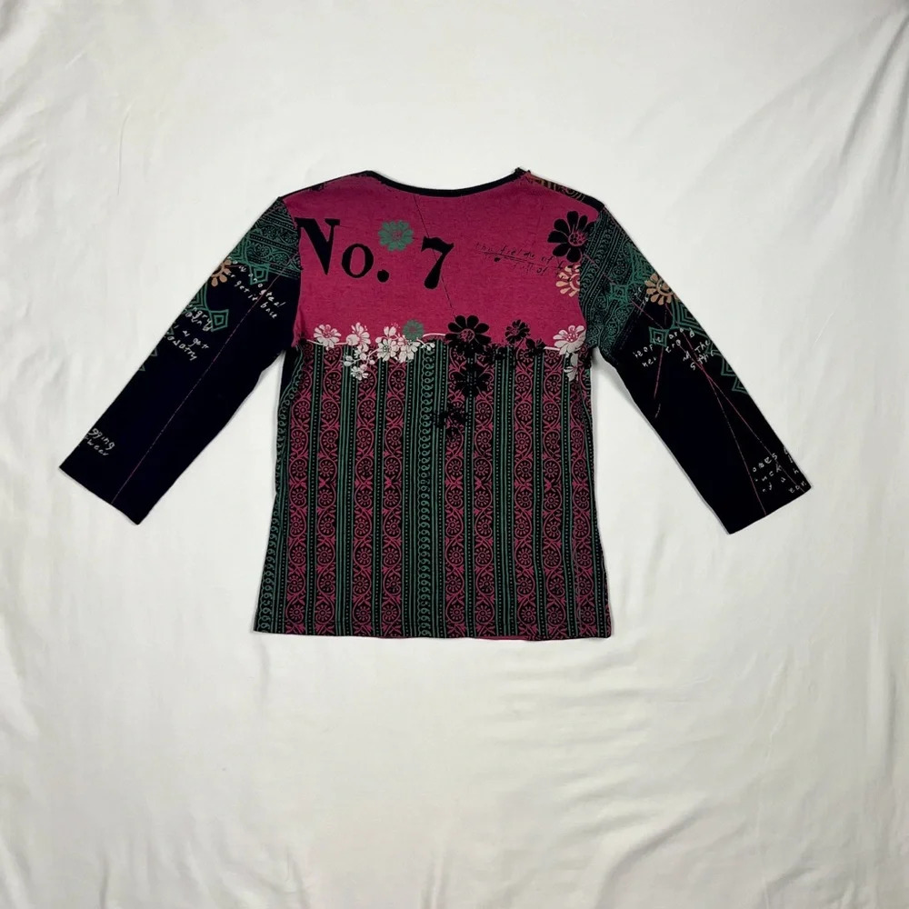 Vintage Graphic Half Sleeve Top - Picture 6 of 6